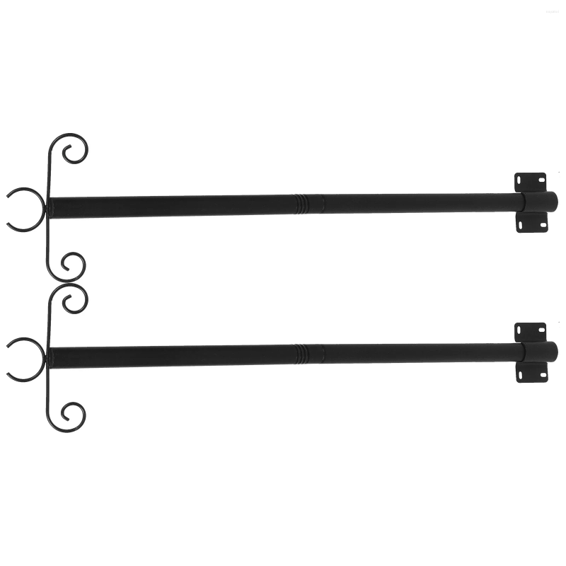 Strings 2 Sets String Light Pole For Outside Metal Convenient Hanging