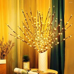 Snaren 20 Lampen LED Wilgentak Lamp Lichtslingers Takje Vaas Fairy Garland Voor Kerstboom Bruiloft Decoratie