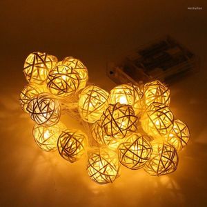 Cordes 20 LED boule de coton guirlandes lumineuses avec liège vacances de noël mariage fête de noël bébé lit décoration fée guirlande éclairage