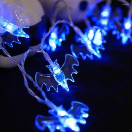 Strings 20 LED Halloween Bat String Light Lamp 2m Holiday Party Decoration Fairy Garland Battery Operated