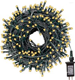 Cordes 2024 année décoration de Noël guirlandes lumineuses 10M 30M 50M guirlande extérieure fée pour fête de mariage jardin arbre rue