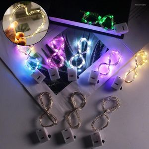 Cordes 2M 1M Led Guirlande Lumineuse 3 Mode Étanche Pliable Fée Lumière Pour Salon Chambre Mariage Jardin Décoration Rideau