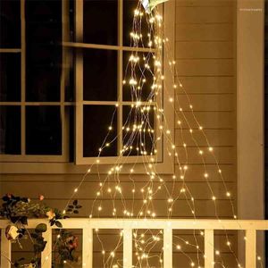 Cordes 2M 200/600/800 LED bricolage branche vignes lumière extérieure cascade fée guirlande lumineuse guirlande de noël pour arbre décor de fête de mariage
