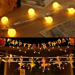 Strings 3M 20 LEDs Guirlande de fées Guirlande d'arbre de Noël Boule de rideau de mariage en plein air Lumières décoratives Luces LED Navidad