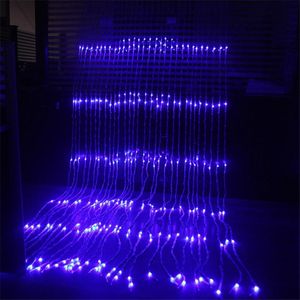 Strings 3x2m/3x3m/6x3m Waterdichte LED waterval ijiavall gordijngordijn lichten feest vakantie kerstlicht voor bruiloft tuin decoratie