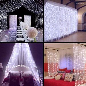 Cordes 3x 3/6x 3/8x 3/10x3m guirlande LED rideaux de noël guirlandes lumineuses chaîne fée vacances fête jardin décorations de mariage