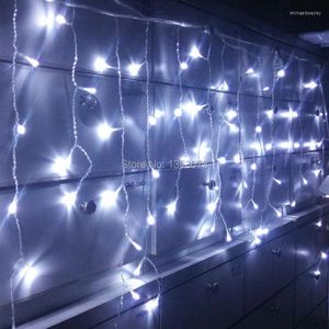 Strings 4 0,6m 96 LED Fairy String Gordijnen Lichte raam IJslicile lichten ideaal voor binnenshuis Home Garden Kerstfeest Wedding Wedding