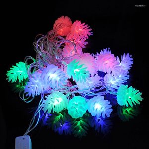 Strings 4M 20leds Changeerbare Pinecone LED String Light AC110V/220V EU/US Plug Christmas Garland Jaar Party Wedding Decoratie Lichten