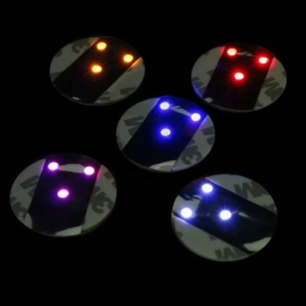 Strings 500 pcs/lot lumineux Flash bouteille tasse tapis maison fête barre 3 LED lumière autocollant Glorifier Clud décor-5 couleurs en option LED LED LED LED