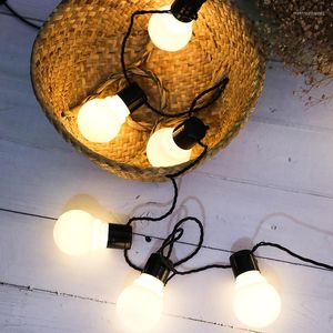 Cordes 5m 20led 120V / 220V Extérieure LED Guirlande Lumineuse De Noël Étanche IP54 5W Rétro Edison Filament Ampoules Rue Porche Jardin Lampe