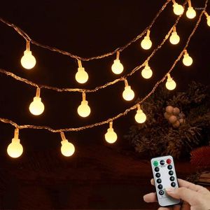 Cadenas 5m LED Light Strip Control remoto 50lled Cinturón de decoración interior 5 V Batería impermeable al aire libre de campamento al aire libre