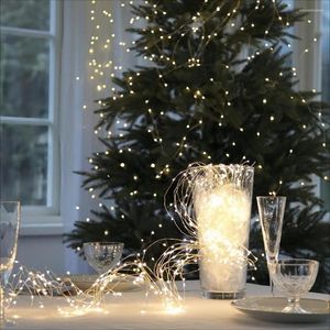 Strings 600 LED's kerstboom Fairy Lights Vine String 30 strengen sparren takken decro voor straatwaterval Garland Home 2022