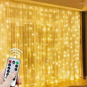 Cordes 6M/4M/3M LED lumières de noël fée chaîne rideau guirlande USB Festion famille année atmosphère décorations pour la maison