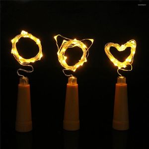 Strings 6pcs/Lot 10 LED Wine Bottle Lights Cork Batterij Powered Starry Diy Christmas String For Party Halloween Wedding Decoratio