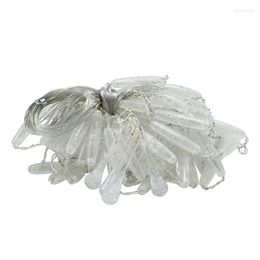 Cordes ABHG 8 suspendus goutte d'eau guirlandes lumineuses 2.5M extérieur chambre maison fête mariage décoration LED rideau prise ue