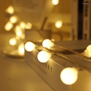 Strings Ball Snowflake Star LED String Lights Fata USB / a batteria Street Garland Lamp Christmas Tree Party 2023 Decorazione