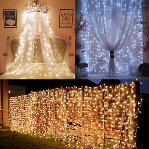 Strings beiaidi 1/2/3/6m raam gordijn LED STRING LICHT Kerstfeest Fairy Icicle Garland Home Decoratie