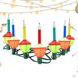 Critres Bubble String Lights Night Multicolor avec fluide Noël portable pour les porches Mariages