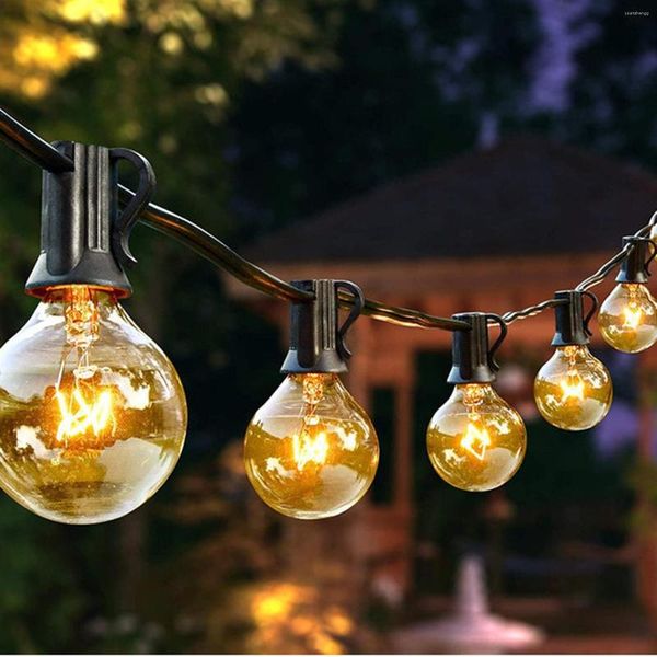 Strings Chain Outdoor Clear Led Lights With Remote String 25 Mini minuterie de Noël à piles