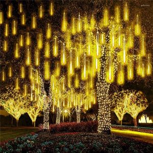 Strings Christmas Lights Outdoor 30/50 cm Meteoor Douche 8 Tube vallende regenlicht ijia