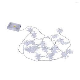 Strings kerstfeest Waterdichte LED Snowflake Light String Holiday Outdoor Decoratie