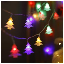 Snaren Kerstboom Verlichting Decoratie Waterdicht Licht-up Kerst Vorm Ornament Feestviering Gunsten