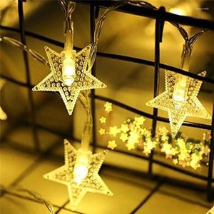 Strings Christmas Tree Star Led String Fairy Light 10les Xmas feest Home Wedding Garden Garland Lights Decoratie