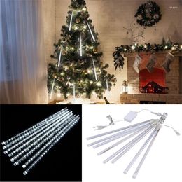 Cordes Connectable Guirlande Lumineuse De Noël 30/50 CM Meteor Douche Pluie Tubes LED Lampes De Mariage Jardin Vacances Éclairage Année Décor