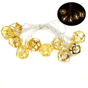 Strings Diamond Metal Fairy Lights Holiday Lighting Multicolor Decoratieve lampen Indoor Home Decoratie Party Wedding IY310230