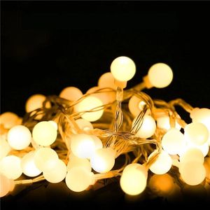 Strings Fairy Lights Waterproof LED Ball String 3m 5m 10m USB Licht Kerstmis bruiloft Decoratie Outdoor verlichting