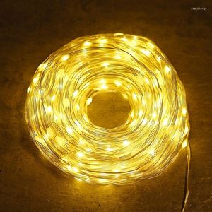 Strings Festoon 5m 10m 20m LED Fairy Lights Christmas Decorations for Home 2023 Wedding Decors Outdoor Indoor String Light Battery USB