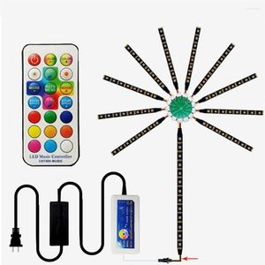 Cordes Firefour LED Light Christmas Music Meteor Marquee Home Mouade Moucding Room Decoration Strip RGB Flower Fairy