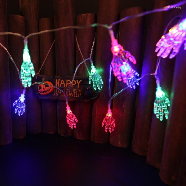 Strings Halloween LED Light String Battery Power 10/20 Fairy Lights per camera da letto Soggiorno Giardino Atmosfera festiva Decor