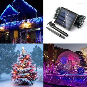 Strings Holiday Lights Led Solar Light String Outdoor Garden Park Landschap Courtyard Christmas Decorative