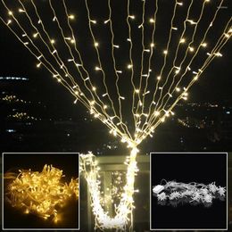 Strings ICOCO 3x3m/6x3m Outdoor/Home Guirlande LED String Fairy Gordijn Licht Voor Jaar/Kerst/Feest/Bruiloft/Tuin Decoratie Verkoop