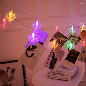 Cuerdas LED Clip Cadena de luz para colgar Pos Luces Linterna Imagen Iluminación Fiesta Internet Celebridad Habitación Decoración Lámpara