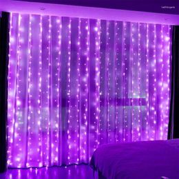 Strings LED rideau chaîne lumières USB télécommande décoration de noël 3M feston fée guirlande pour Navidad mariage fenêtre extérieure maison chambre