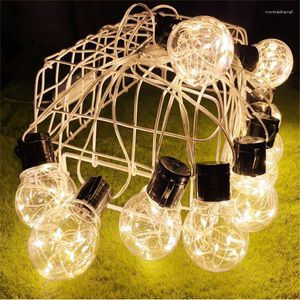 Strings LED Fairy Copper String Light G50 Globe Bulb Garland Voor Wedding Party Garden Holiday Decorations Home Outdoor Camping