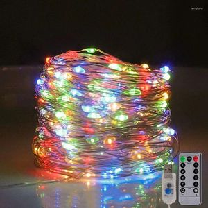 Strings Led Fairy Lights Garland USB Plug Remote Control Party Light Kerst ornamenten Wedding Room Jaar Jaar Decor