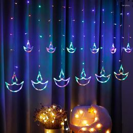 Cuerdas LED luces de hadas guirnaldas Cortina Cadena Garra de Navidad Room Parte de la fiesta Decoración de la boda del colgante de colgantes