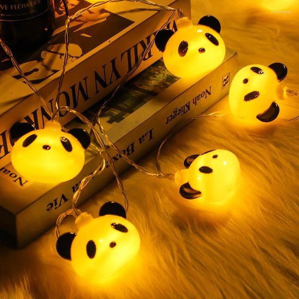 Cordes Lampe LED Chaîne Panda Modélisation Lanterne de Festival d'Alimentation USB Décorative