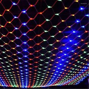 Strings LED Light 6 4 M 672leds 8 soorten patronen Weven touw kerstverlichting Holiday Garden L