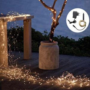 Strings LED Light Bundel 280 Gordijn Outdoor Lights With Christmas Tree Party Decoration for Garden Wedding