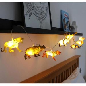 Cordes lumière LED extérieur 12 guirlandes lumineuses décor de chambre pour garçons fête de noël décorations de cerf