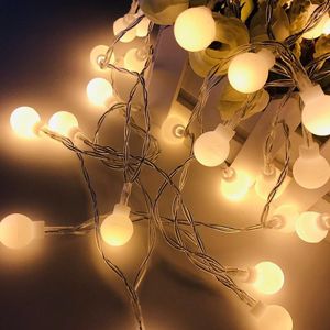 Strings Led Light String Bol Festoon Garland 3m 1.5m Chrismtas Fairy Lights For Holiday Outdoor Wedding Party Home Room Decoratie