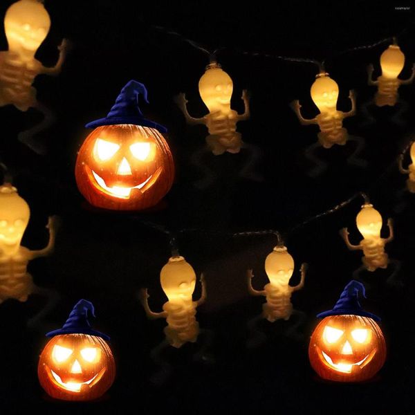 Cordes Led en plastique en forme de guirlande lumineuse maison cour Halloween lumières colorées horreur atmosphère éclairage et Durable