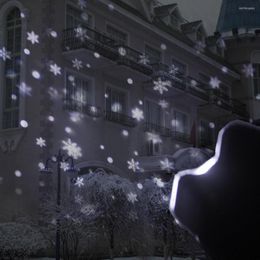 Strings Led Snowfall Projector Lights Outdoor Sparkling Landscape Christmas Light for Decoration Lighting Year feestvakantie