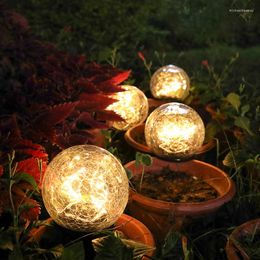 Cordes LED lumières solaires noël fée guirlande extérieur jardin pelouse étanche chaîne vacances fête lampe décoration