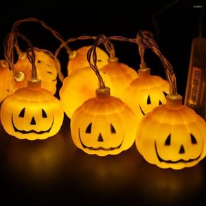 Strings LED STRING LAMP Halloween Pumpkin Lights Warm Light Ghost Festival Decoratieve lampen Pasen / Haunted House Sfeer