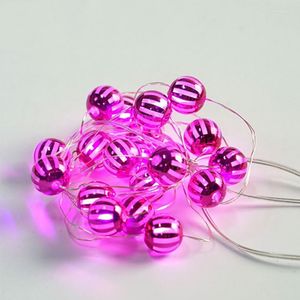 Cuerdas LED Lámpara de cadena Bola de Marruecos Hierro Luz creativa para decoración Fiesta Boda Navidad Día de San Valentín Guirnalda